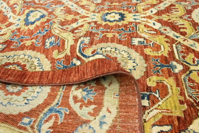 Dywan Zieglera - 175 x 125 cm - pomarańczowy