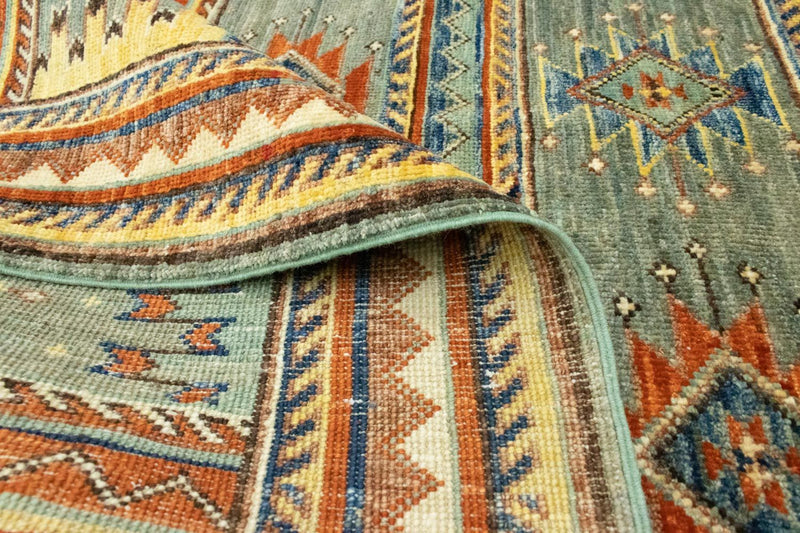 Dywan Zieglera - 182 x 152 cm - pomarańczowy