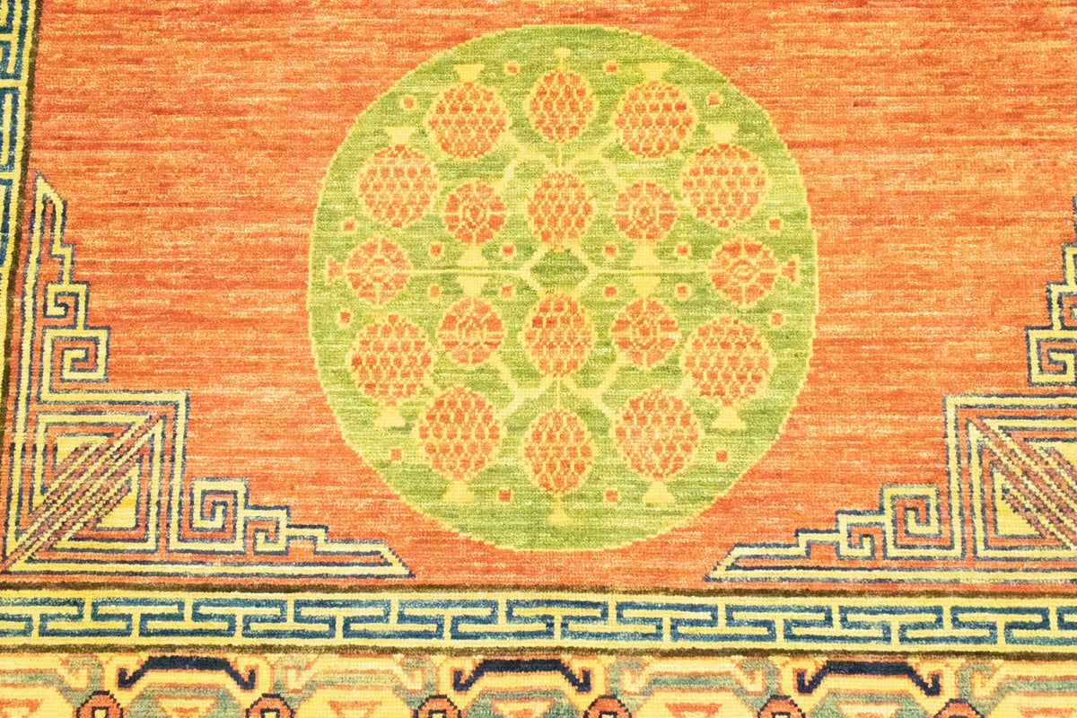 Dywan Zieglera - 257 x 184 cm - pomarańczowy