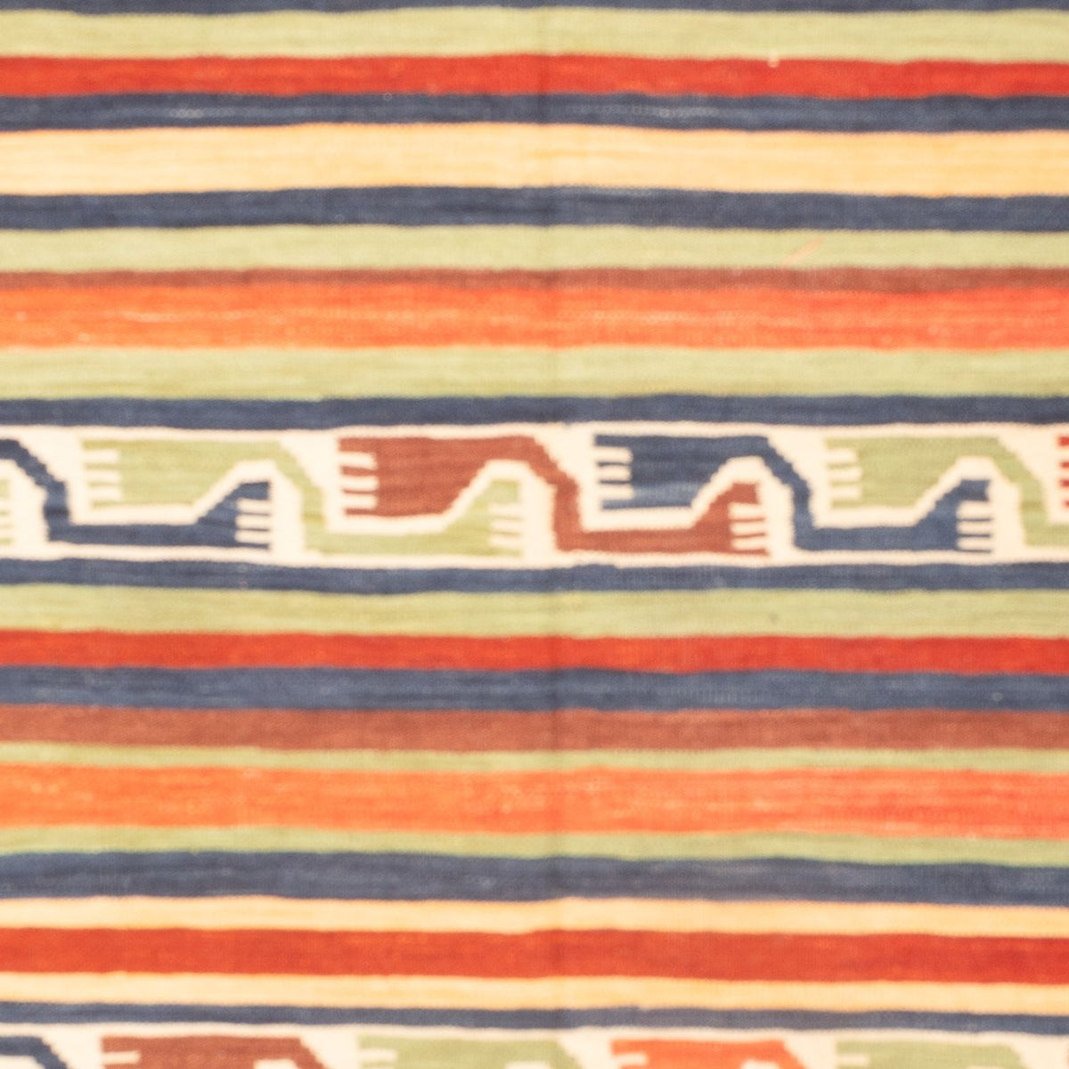 Dywan Kelim - Orientalny - 202 x 154 cm - wielokolorowy