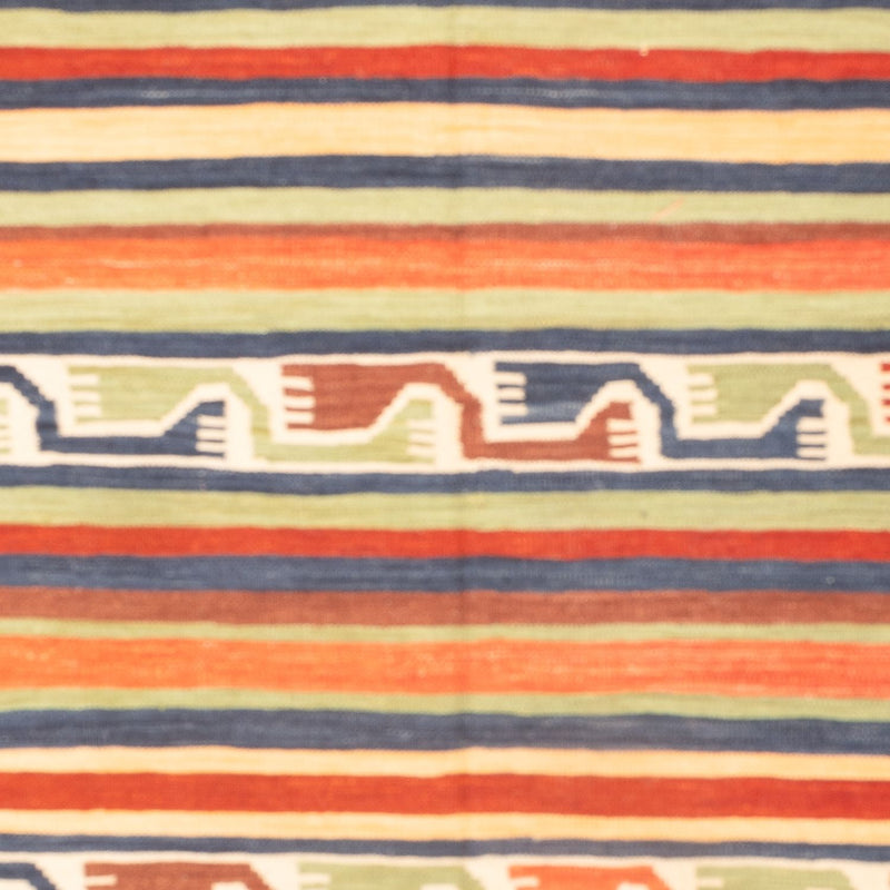 Dywan Kelim - Orientalny - 202 x 154 cm - wielokolorowy