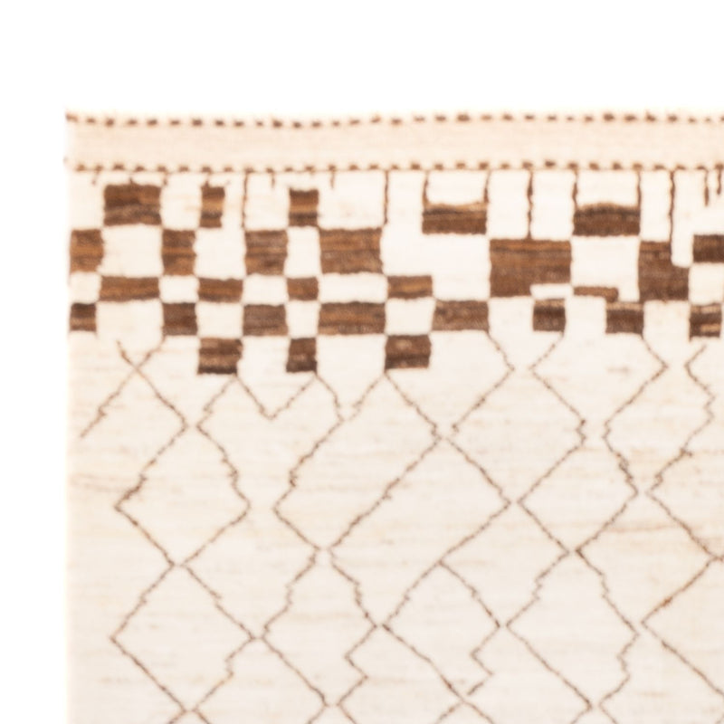 Dywan berberyjski - 228 x 156 cm - jasnoszary