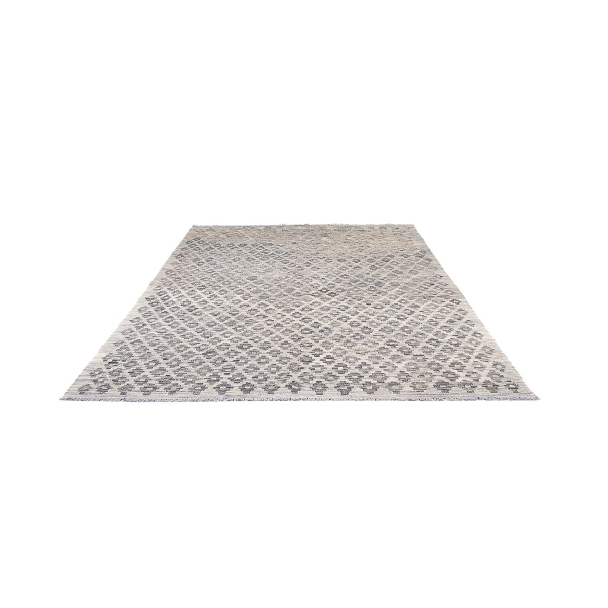 Dywan Kelim - modny - 250 x 177 cm - ciemny beż