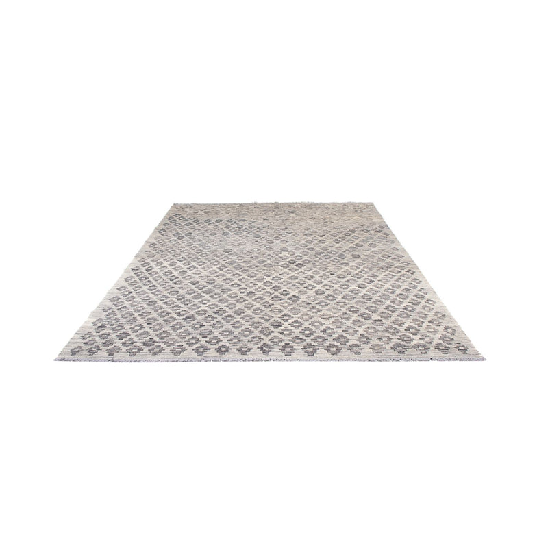 Dywan Kelim - modny - 250 x 177 cm - ciemny beż