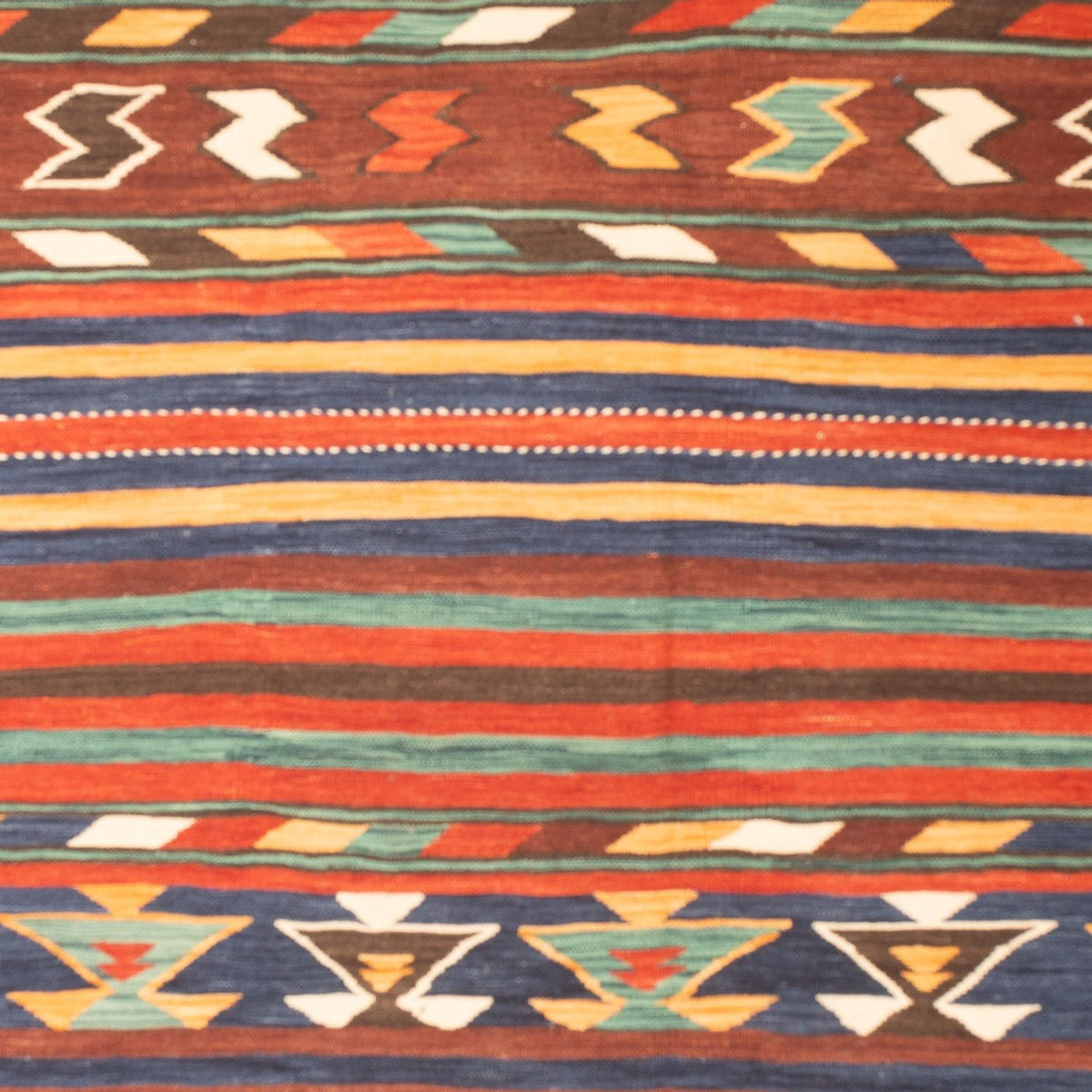 Dywan Kelim - Orientalny - 304 x 198 cm - wielokolorowy