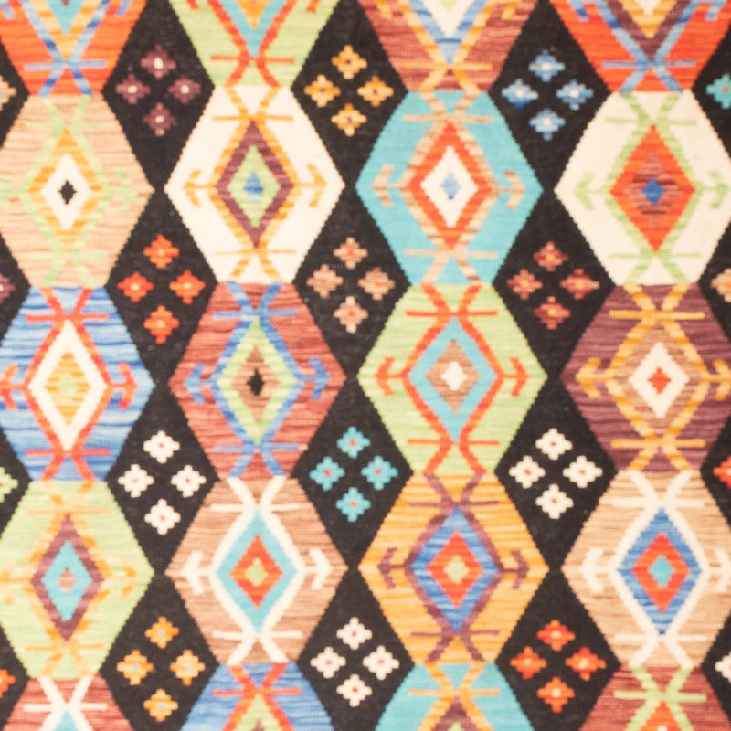 Dywan Kelim - Orientalny - 262 x 179 cm - wielokolorowy