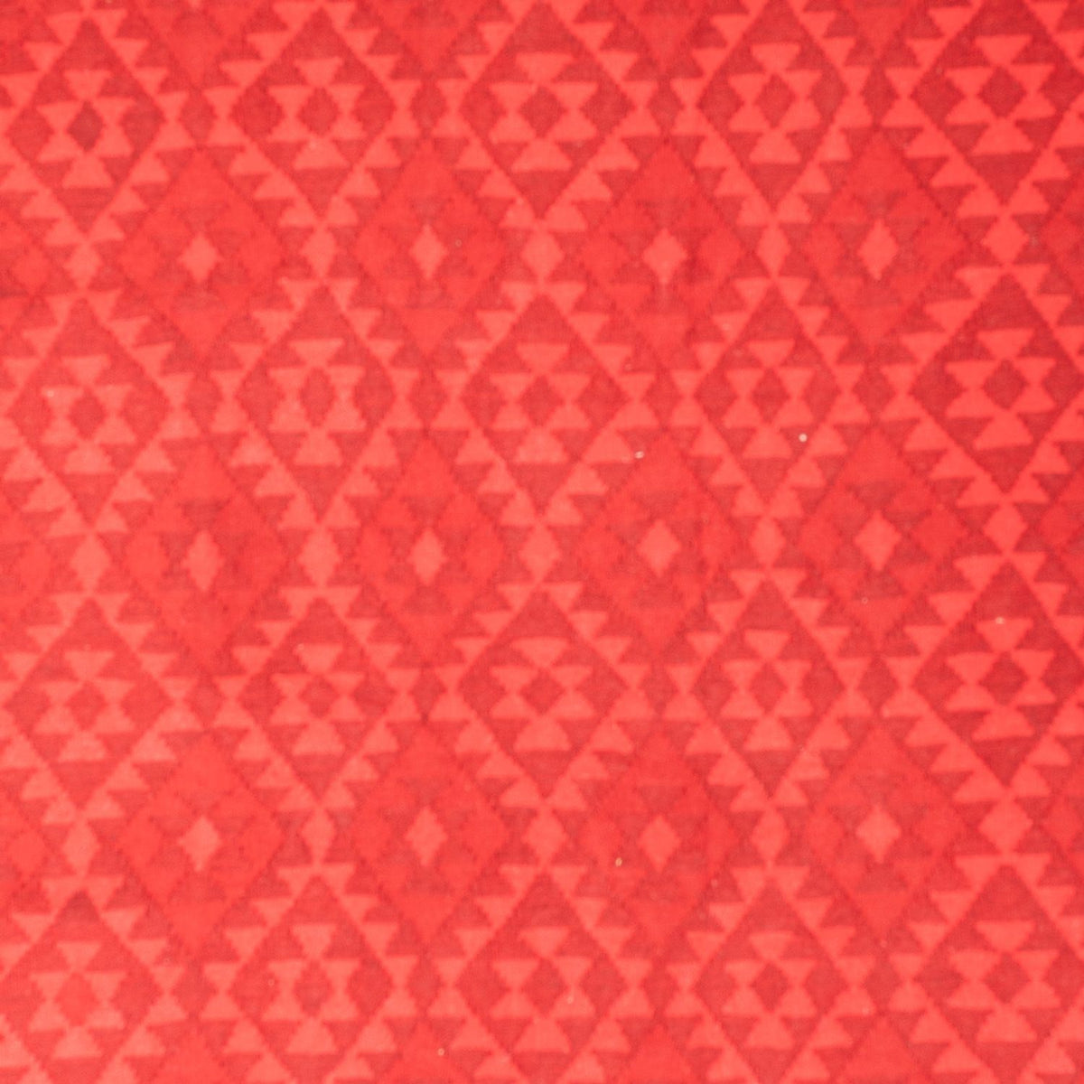 Dywan Kelim - modny - Vintage / kolorowy - 291 x 193 cm - czerwony