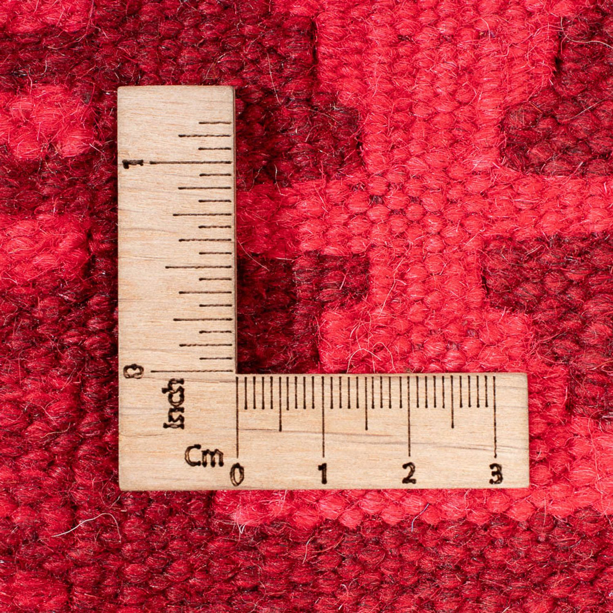 Dywan Kelim - modny - Vintage / kolorowy - 291 x 193 cm - czerwony