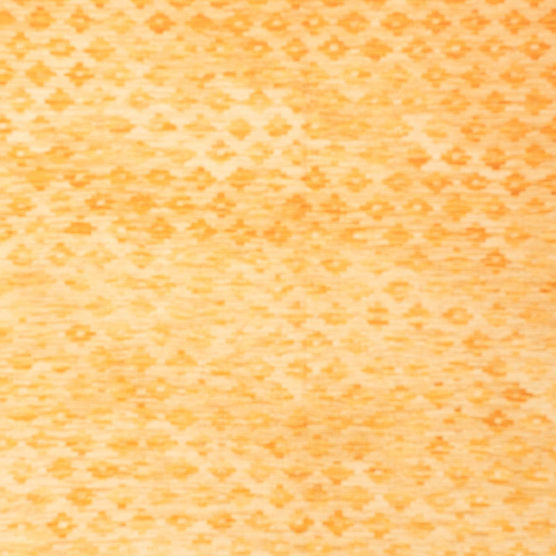 Dywan Kelim - modny - Vintage / kolorowy - 247 x 177 cm - żółty musztardowy