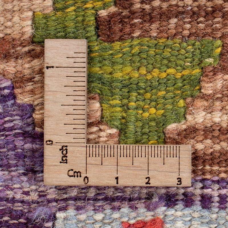 Dywan Kelim - Splash kwadratowy  - 201 x 189 cm - wielokolorowy