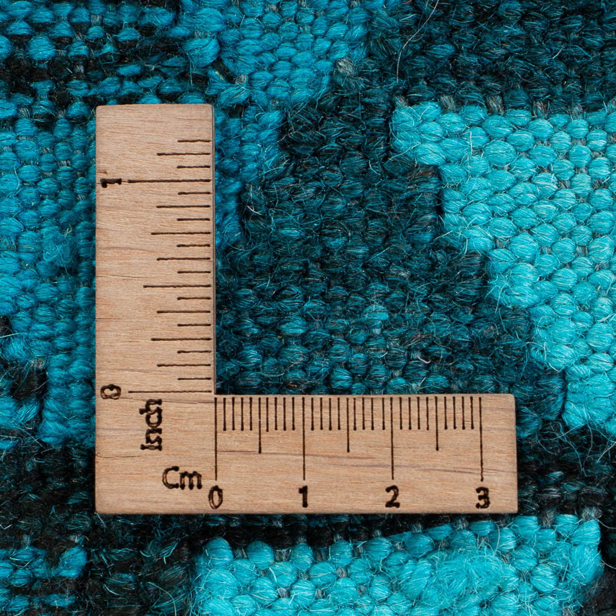 Dywan Kelim - modny - Vintage / kolorowy - 277 x 195 cm - turkusowy