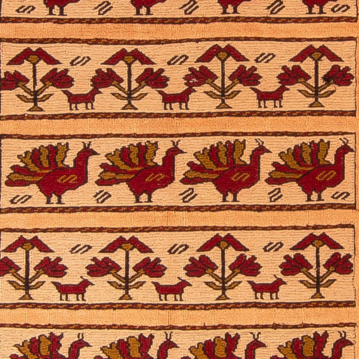 Dywan Kelim - Orientalny - 180 x 140 cm - brązowy