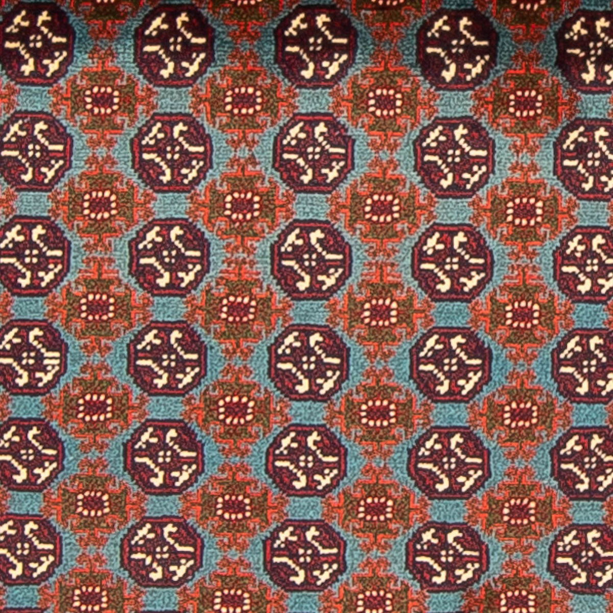 Afgański dywan - Bukhara - 150 x 100 cm - wielokolorowy