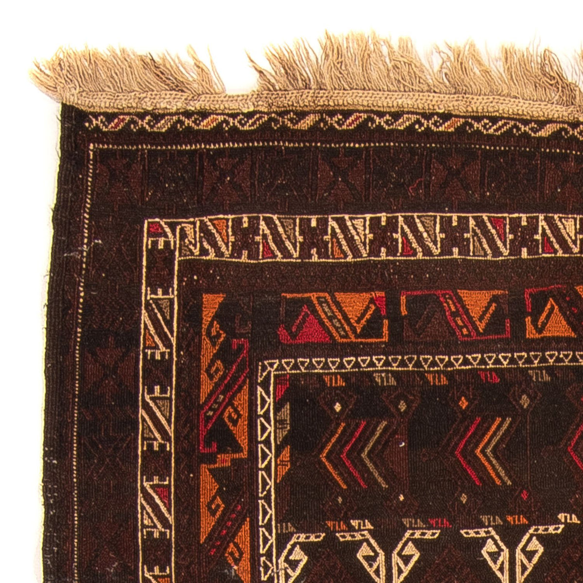 Dywan Kelim - Orientalny - 178 x 118 cm - brązowy