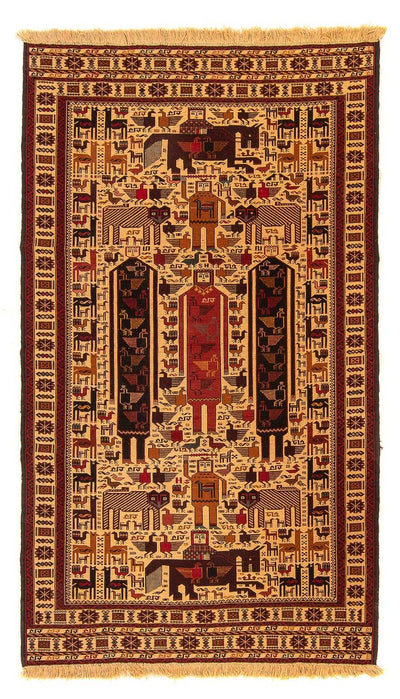 Kilim afgański Dywan 122x200cm