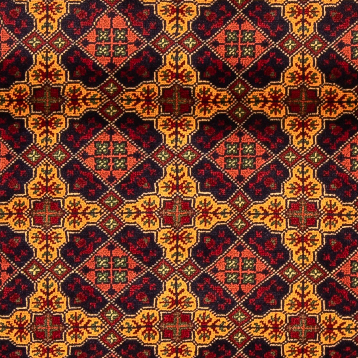 Biegacz Afgański dywan - Bukhara - 208 x 90 cm - wielokolorowy