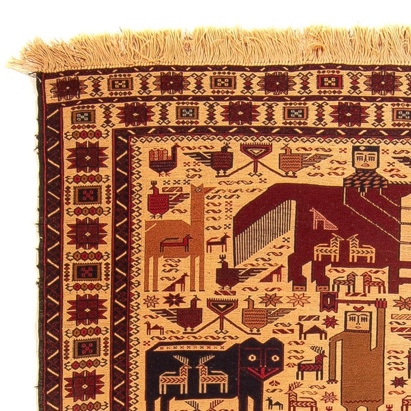 Dywan Kelim - Orientalny - 194 x 124 cm - jasnobrązowy