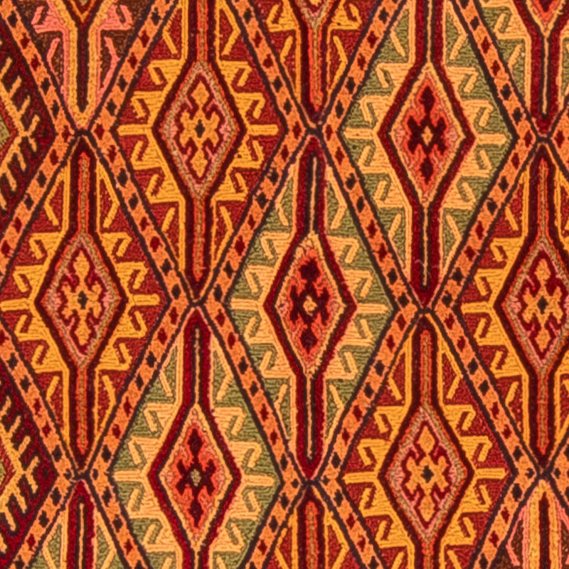 Dywan Kelim - Orientalny - 174 x 138 cm - wielokolorowy