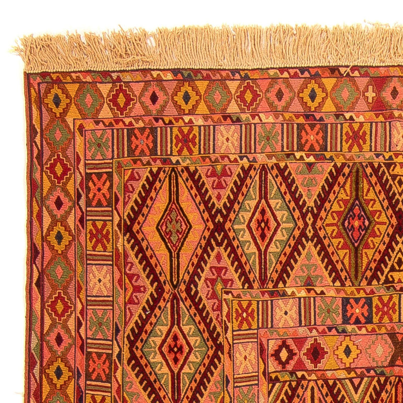 Dywan Kelim - Orientalny - 174 x 138 cm - wielokolorowy