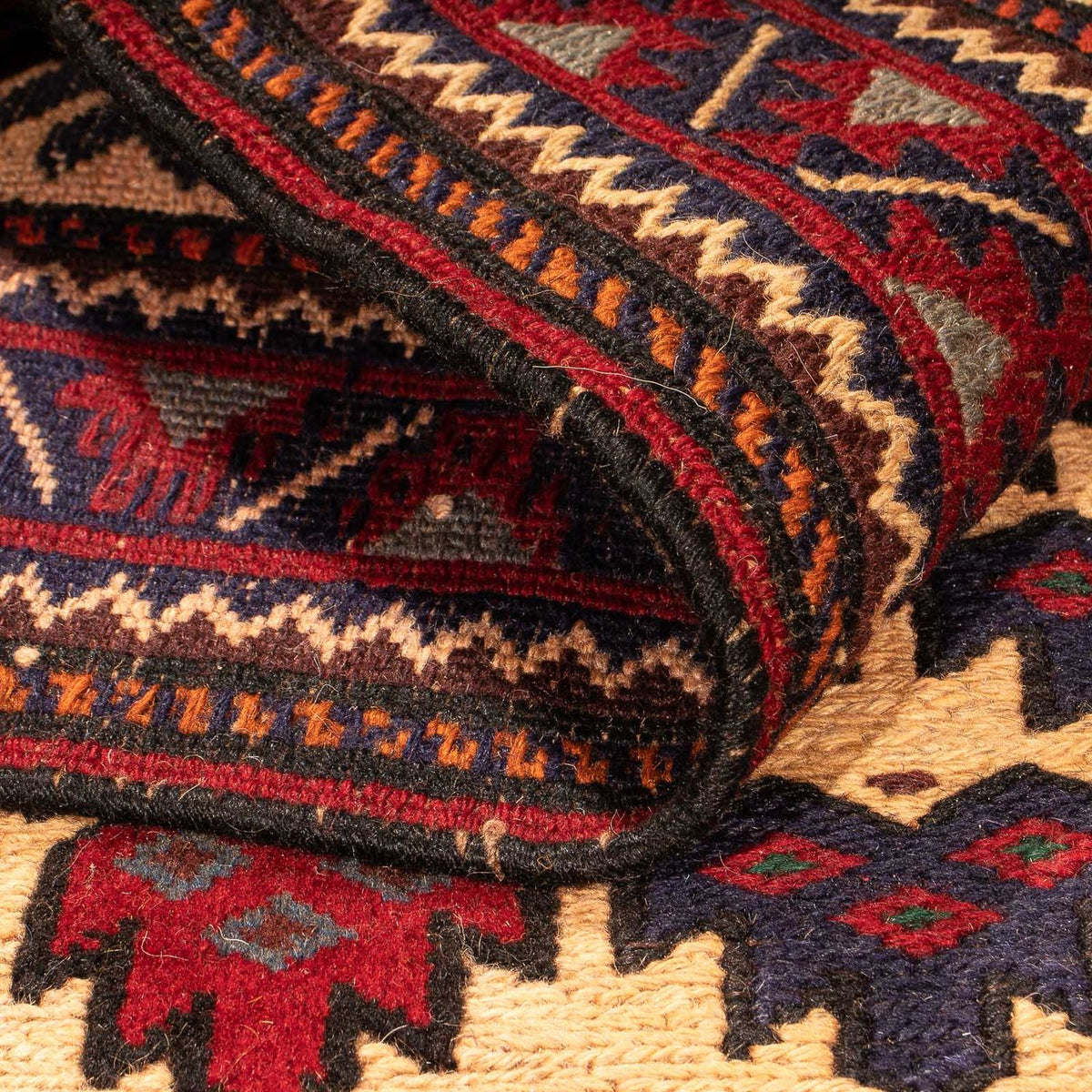 Dywan Kelim - Orientalny - 268 x 195 cm - wielokolorowy