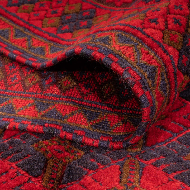 Dywan Kelim - Orientalny - 199 x 141 cm - ciemna czerwień