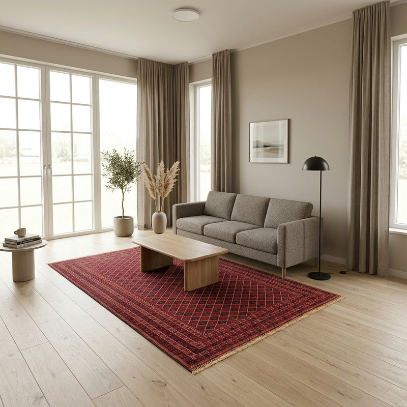 Kilim afgański Dywan 196x296cm