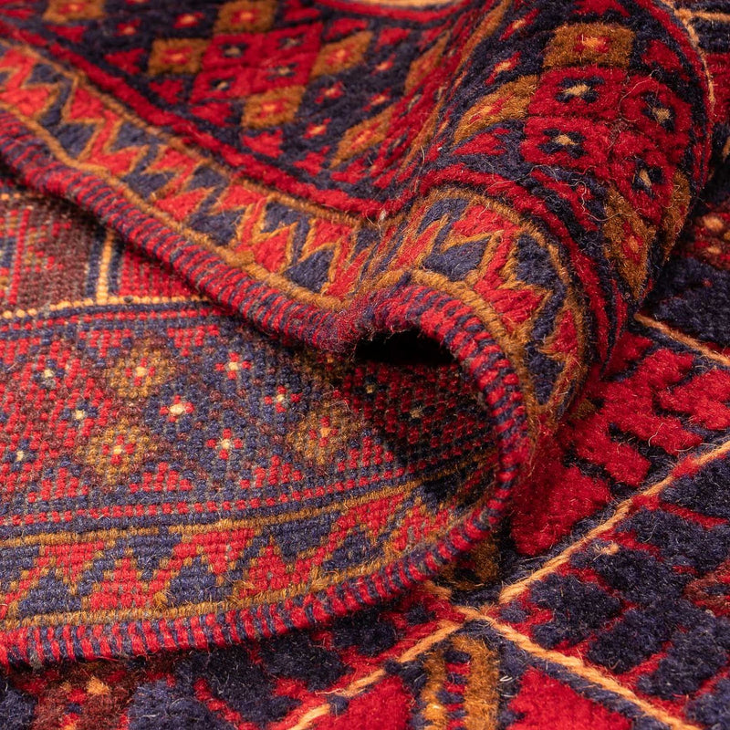 Dywan Kelim - Orientalny - 296 x 196 cm - ciemna czerwień