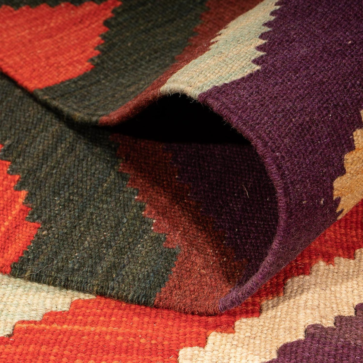 Dywan Kelim - Splash - 203 x 145 cm - wielokolorowy