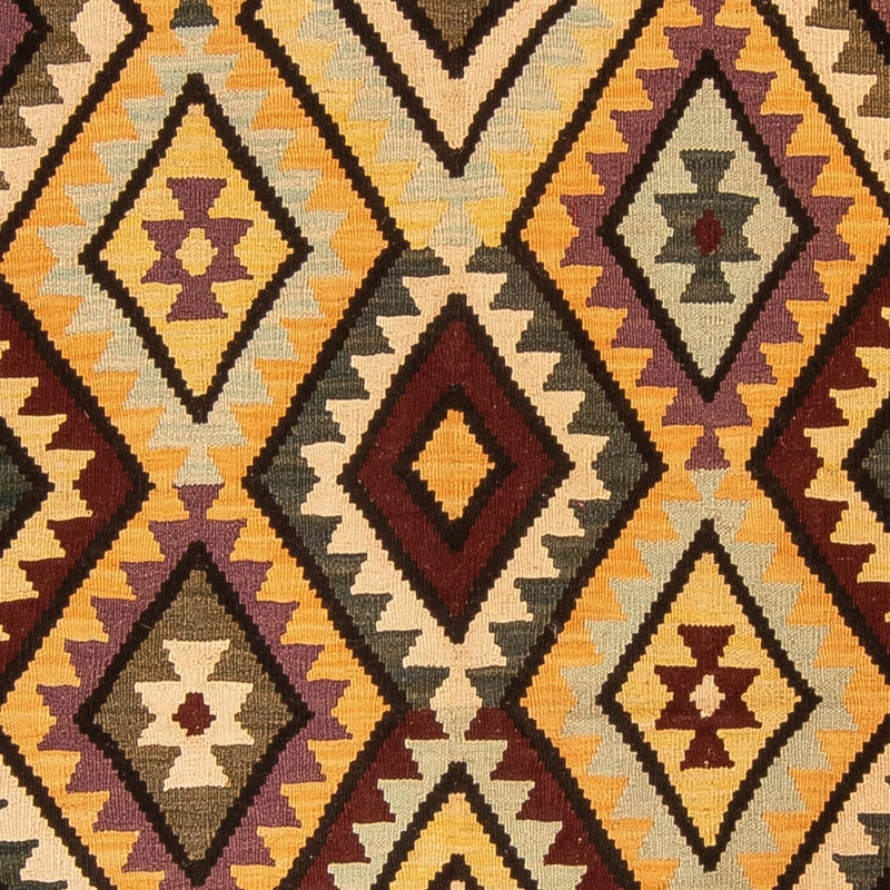 Dywan Kelim - Splash - 193 x 154 cm - wielokolorowy