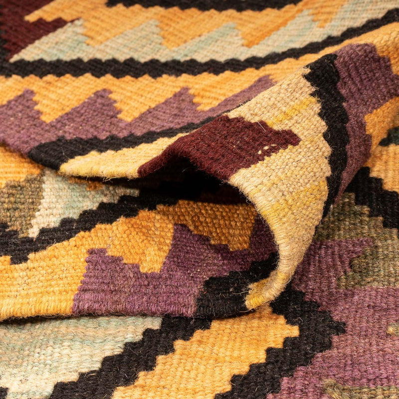 Dywan Kelim - Splash - 193 x 154 cm - wielokolorowy