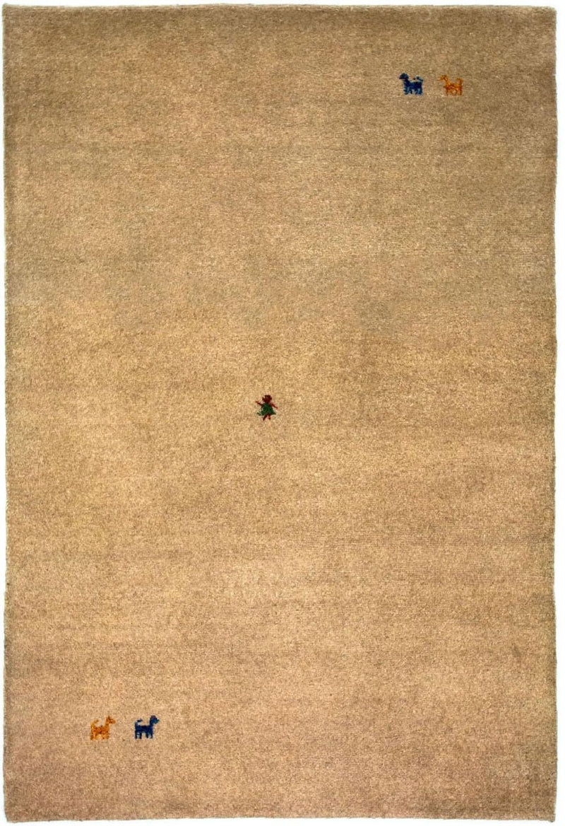 Dywan Gabbeh - Indus - 200 x 140 cm - brązowy