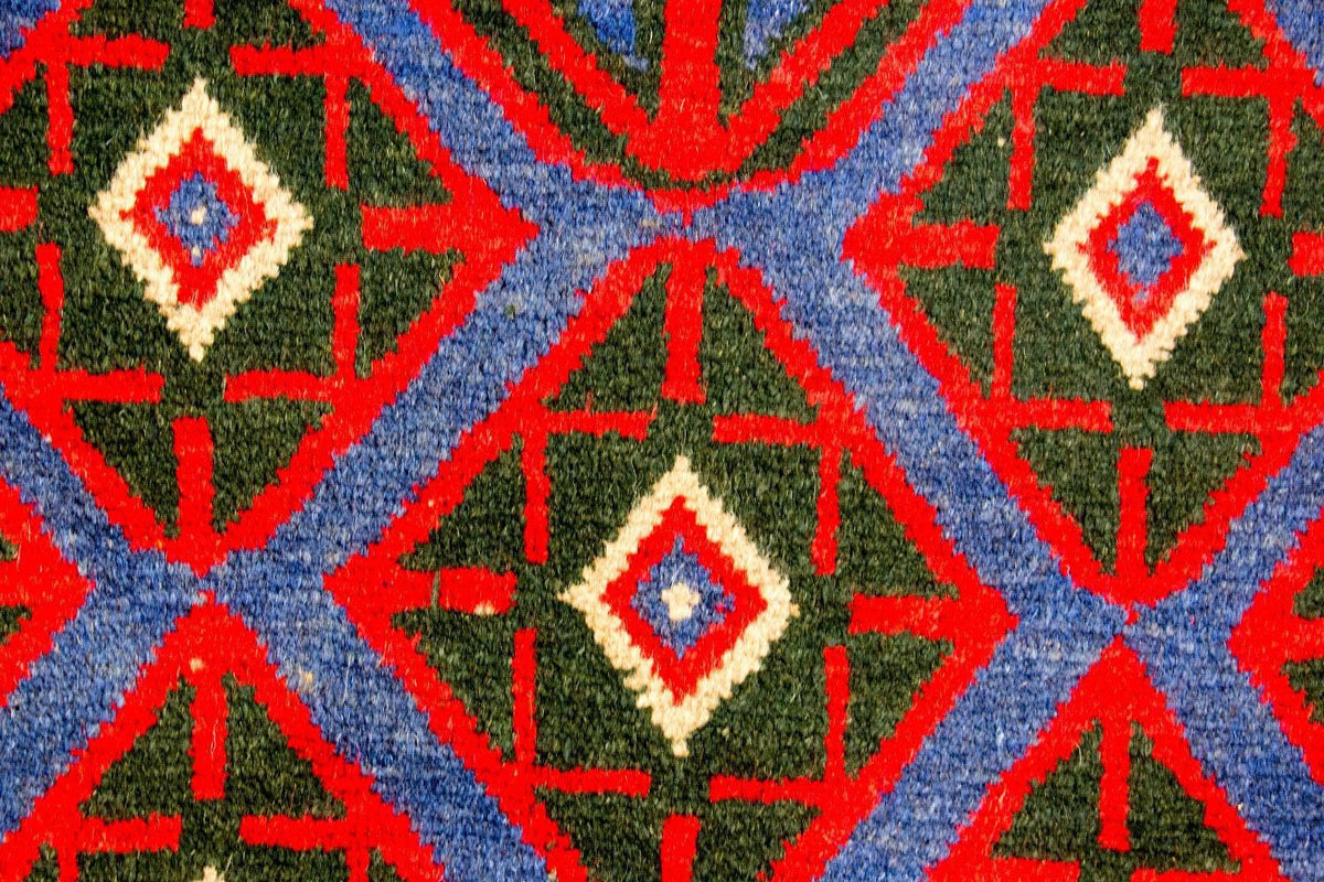 Dywan beludżycki - 135 x 82 cm - czerwony