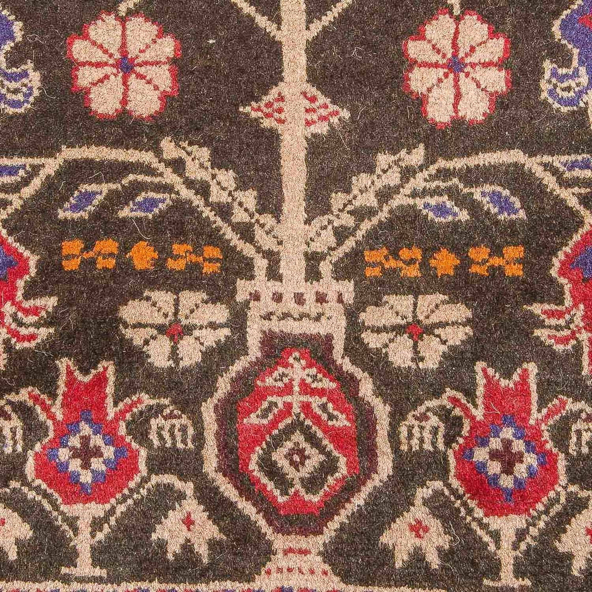 Dywan beludżycki - 133 x 77 cm - brązowy