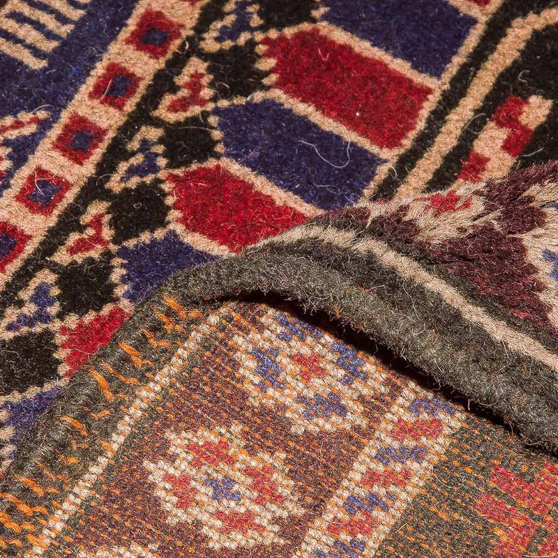 Dywan beludżycki - 133 x 77 cm - brązowy