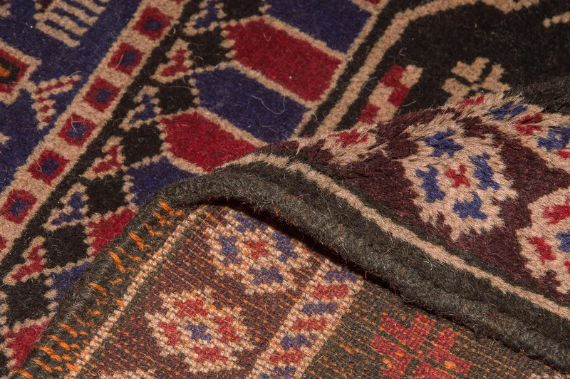 Dywan beludżycki - 133 x 77 cm - brązowy