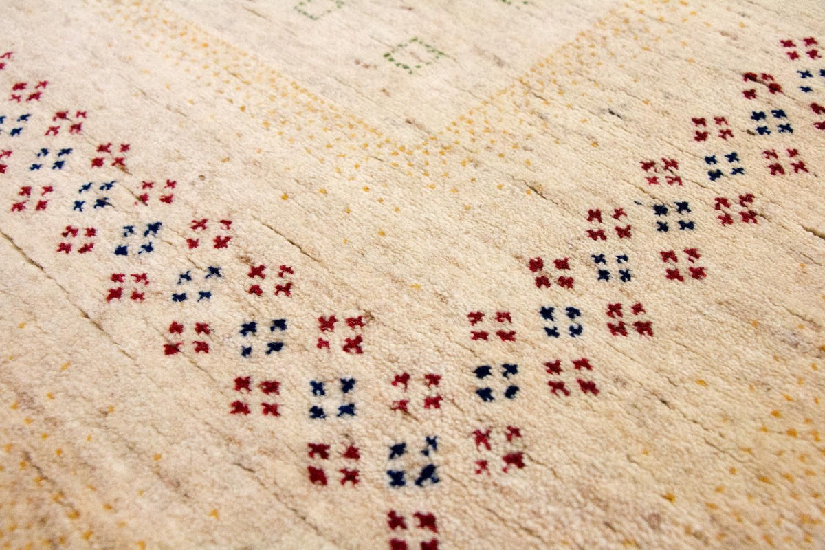 Dywan Gabbeh - Loribaft Perski - 400 x 300 cm - beżowy