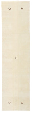 Biegacz Dywan Gabbeh - Miękki - 200 x 80 cm - beżowy