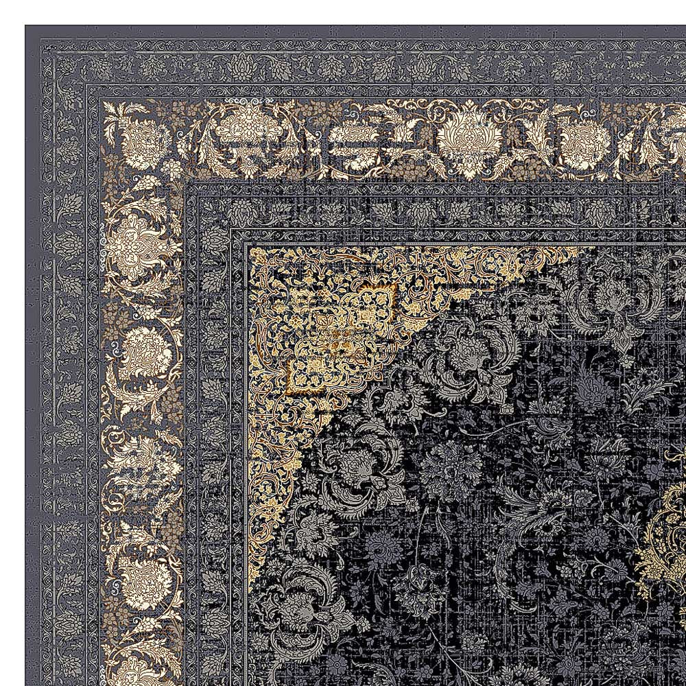Orientalny dywan tkany - Golden Glam - prostokątny