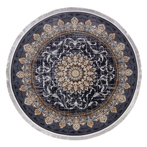 Orientalny dywan tkany - Saffron Sensations - okrągły