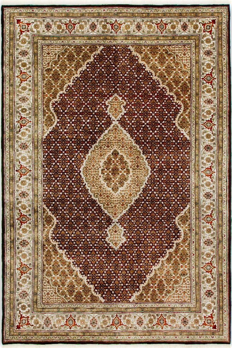 Dywan perski - Tabriz - 300 x 250 cm - czarny