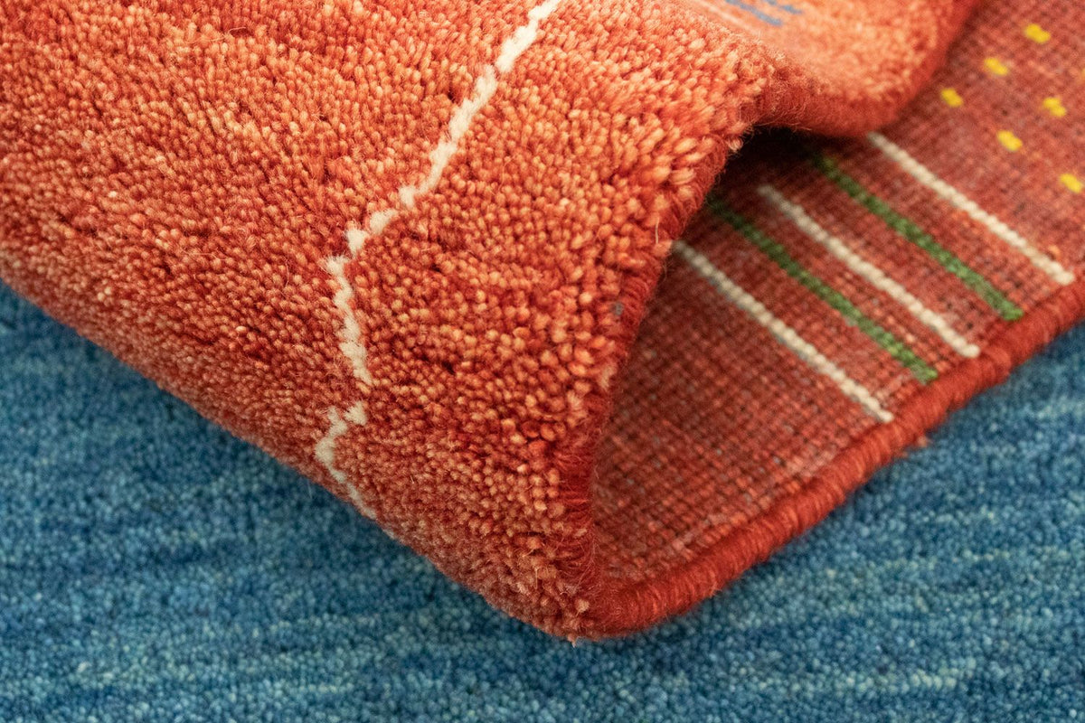 Dywan Gabbeh - Indus - 180 x 120 cm - niebieski