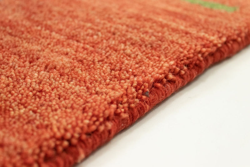 Biegacz Dywan Gabbeh - Indus - 200 x 80 cm - niebieski