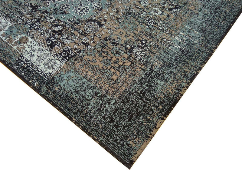 Biegacz Dywan Vintage - 300 x 80 cm - niebieski