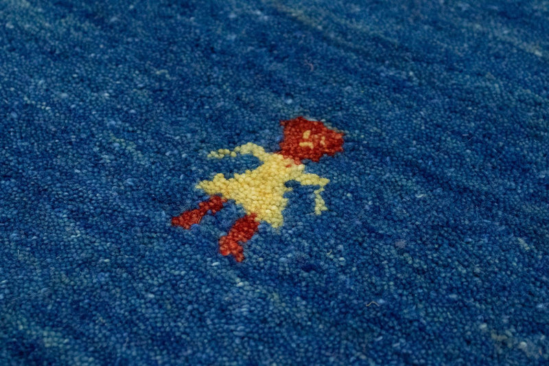 Dywan Gabbeh - Indus - 300 x 250 cm - niebieski