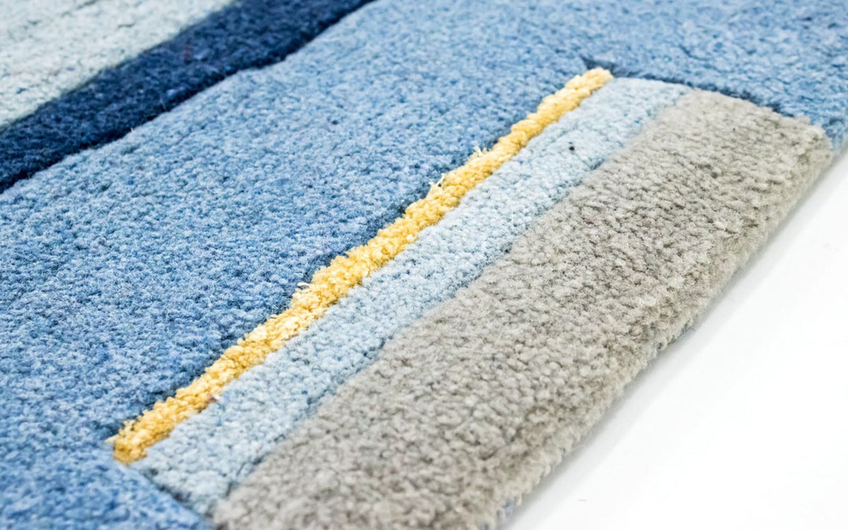 Dywan z Nepalu - 300 x 200 cm - jasnoniebieski