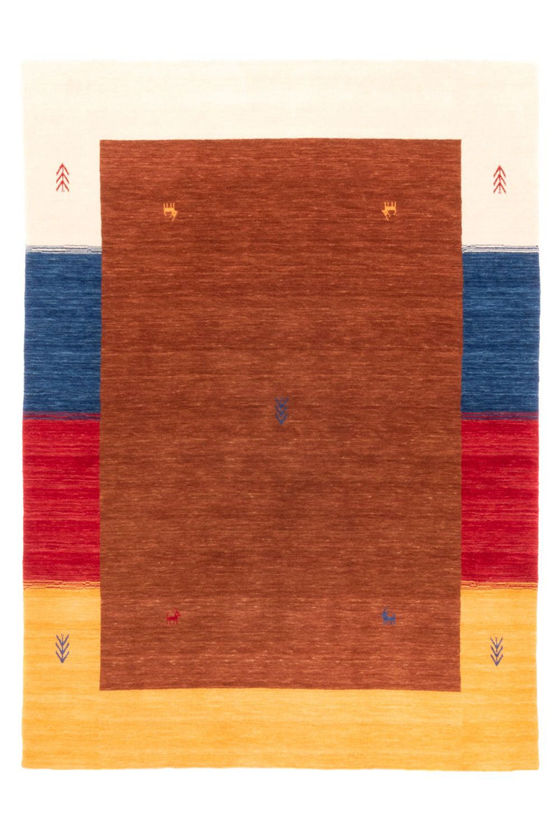 Dywan Gabbeh - Miękki - 240 x 170 cm - brązowy