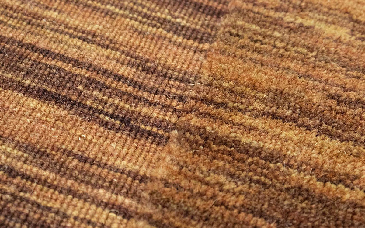 Dywan wełniany - 90 x 60 cm - brązowy