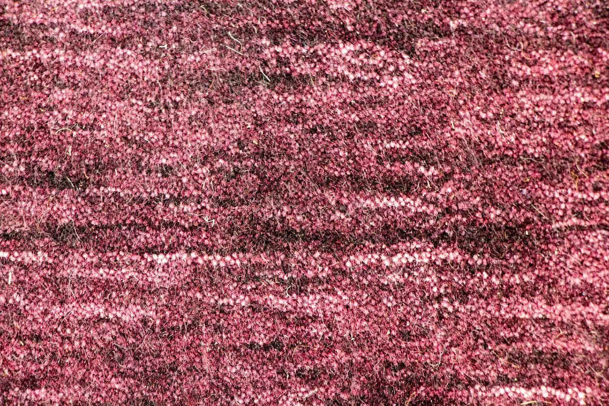 Dywan wełniany - 169 x 123 cm - fioletowy