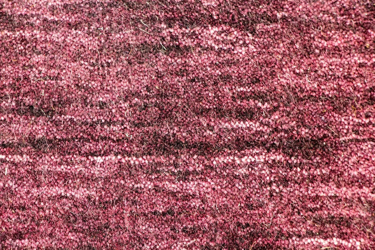 Dywan wełniany - 169 x 123 cm - fioletowy