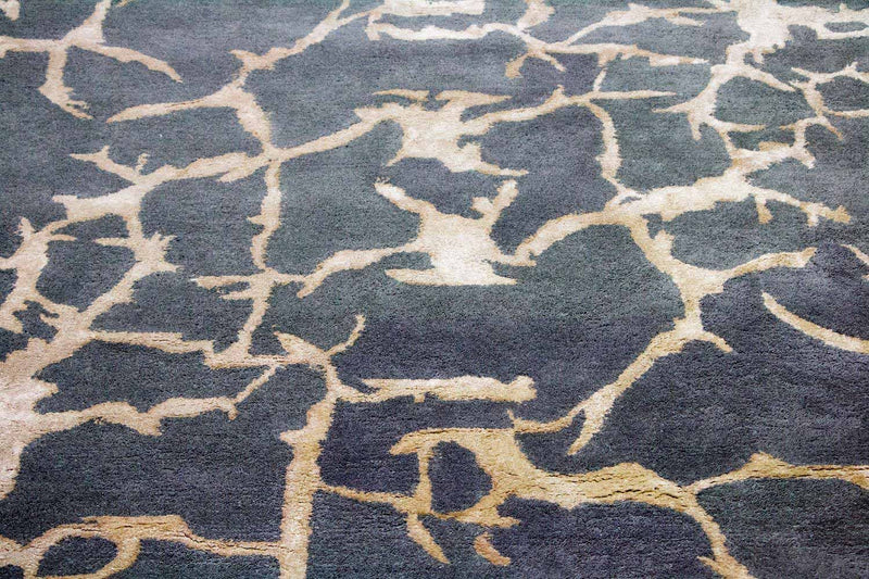 Designerski dywan - 241 x 154 cm - szary